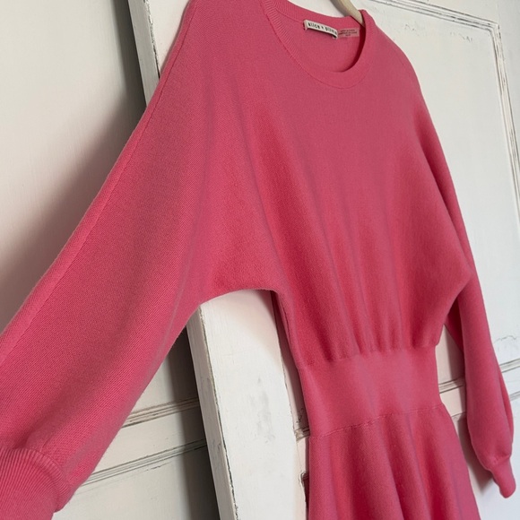 NWOT Alice and Olivia Murray Wool Fit And Flare Mini Dress XS - Picture 4 of 7